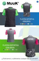 UNIFORMES Playeras: sublimadas, bordadas, vinil textil